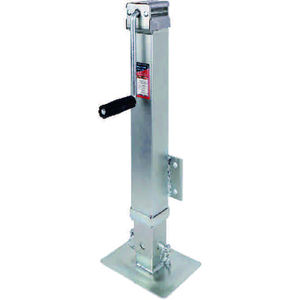 1BJY-TJ-35 Capacity 7000LBS Drop Leg Topwind <b>Trailer</b> <b>Parts</b> <b>Accessories</b> New Direct-Weld Square Jack with Footplate - Product Image 5