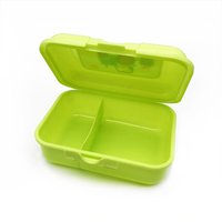 Boîte à bento compartimentée en PP de qualité alimentaire pour sandwichs et repas d'enfants