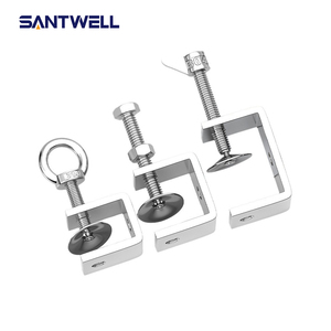 304 Stainless Steel Tiger <b>Clamp</b> Adjustable Heavy Duty Clamping Clip with Eye Bolt for <b>Woodworking</b> Machinery Fixture - Product Image 1
