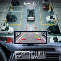 Écran tactile HD 2K avant 1080P arrière avec Carplay sans fil et Android Auto, lecteur multimédia automobile Bluetooth FM Audio pour voitures - Vente Flash