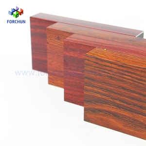Tubos de Aluminio Color Madera, Perfiles de Aluminio Extruido, Tubo Rectangular de Aluminio con Acabado de Madera Personalizado - Product Image 6