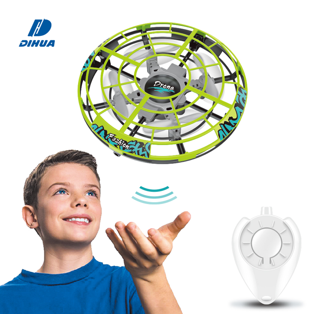 Hand Controlled Mini Drone for Kids Upgraded UFO Flying Toy with Anti Collision and USB Rechargeable for Indoor Flight Fun