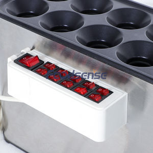 Ovos automáticos Salsicha Roll Maker Mini Electric Egg Hotdog Omelete Máquina 10 Buracos Donut Maker - Product Image 3