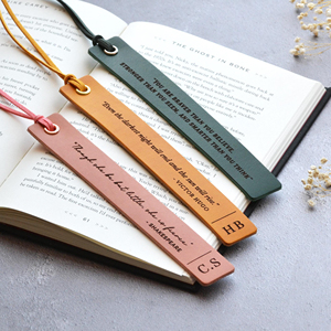 Marcapáginas <span class=keywords><strong>de</strong></span> Cuero Sintético Personalizado con Frase Literaria, en Blanco para Grabar con Láser, Regalo Personalizado para Él y Ella, Amantes <span class=keywords><strong>de</strong></span> los Libros, para <span class=keywords><strong>el</strong></span> Día <span class=keywords><strong>de</strong></span> San Valentín - Product Image 3