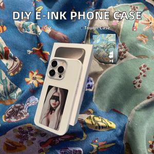 Do-It-Yourself E-Ink Phone Case for <strong>iPhone</strong> 13/14/15/16 Series 4-Color HD Display NFC Image Drop Scratch Resistant TPU OPP Bag - Product Image 3