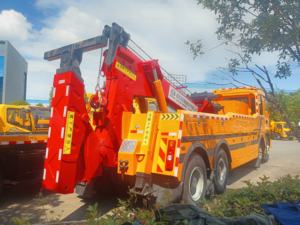 Nouveau camion de <span class=keywords><strong>remorquage</strong></span> professionnel intégré de type dépanneuse, diesel, manuel, fabriqué en Chine, robuste, 20 tonnes, 25 tonnes, 30 tonnes - Product Image 1