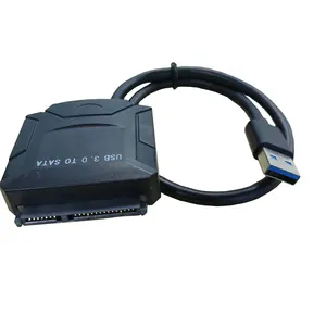 Disaer USB3.0 vers SATA 2.5 "adaptateur de convertisseur de pilote de disque dur 22 broches avec câble d'alimentation Dc3.5 femelle pour ordinateur portable