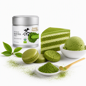 Matcha japonés premium en polvo, grado ceremonial, orgánico, cultivado en sombra, té verde puro para servicios de catering de alta gama - Product Image 1