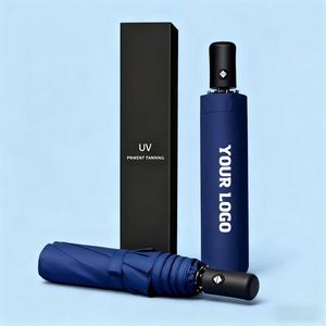 Parapluie pliant personnalisé avec logo imprimé, protection solaire, coupe-vent, cadeau promotionnel, parapluie personnalisé - Product Image 1