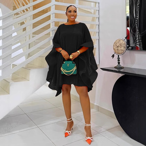 Elegante Vestido de Gasa Estilo Europeo Americano de Secado Rápido, Silueta Lápiz Holgada, de Una Pieza - Product Image 5