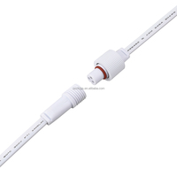 Conectores de Cable Eléctrico M12 de Longitud Personalizada, 3 Pines, PVC, IP65, Impermeables, 20AWG, 300V, 3A, Cobre, Macho/Hembra, Personalizables