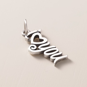 Ciondolo Sorelle James Avery in Argento Sterling S925, Design con Cuore/<span class=keywords><strong>Lettera</strong></span> Incisa, Accessori per Braccialetti Fai-da-Te, Amiche per Sempre - Product Image 3
