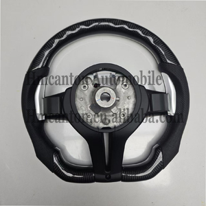 Volante in Fibra di Carbonio e Pelle con LED per BMW Serie 3 e 5, Modelli F10 F20 F30 F90 F01 F02 - Product Image 6