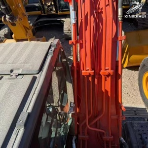 Excavadora de cadenas Hitachi ZX130 usada, 13 toneladas, cucharón de 0.52m³, marca original japonesa, excavadora de construcción mediana, pocas horas de uso, certificación CE - Product Image 4