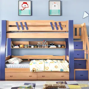 Bunk Beds For Boys Cool Design Hot Selling At An Cheap Price Bunk Bed Multifunctional Mother And Child Bed High Quality Wooden