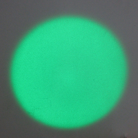 Módulo de diodo láser con círculo sólido, luz láser homogeneizada, de color rojo, verde y azul, con luz láser homogeneizada
