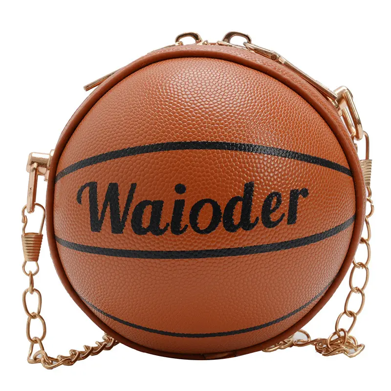 バスケットボールサークルラウンドPUレザーミニカラフルカワイイかわいいキッズゼリーキーホルダースリングウォレット財布バッグ