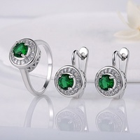 Colliers, boucles d'oreilles et bagues éthiopiennes pour femmes, ensembles de bijoux de mariée africains érythréens à fleurs
