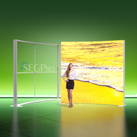 Cadre d'affichage LED SEG en tissu pour caisson lumineux, idéal pour les stands publicitaires et d'exposition
