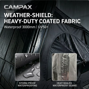 Carpa de Techo Rígida Universal para SUV, Carpa para Dormir al Aire Libre para 4 Estaciones con Colchón de Espuma de Alta Densidad - Product Image 3