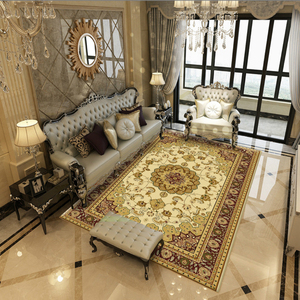 Thảm Trải Sàn Lụa Ba Tư Lớn 9X12 Xù Xì Cho Phòng Khách Thảm Màu Đỏ Sang Trọng - Product Image 2