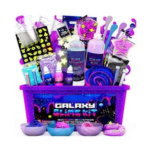 Slime Galáctico DIY para Niños con Arcilla Luminosa y Cristal, Juguetes de Slime Caseros - Product Image 1