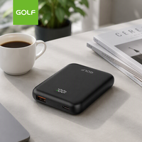 Batterie externe universelle mince et portable avec écran LCD numérique, prix d'usine, vente en gros, OEM, charge rapide PD 20W 5000mAh