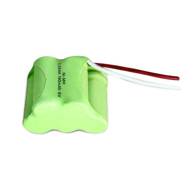 JINTION 1/3AAA 180mAh 6V Ni-MH Rechargeable Battery Pack for Toys RC Hobby Devices