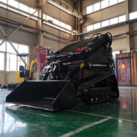 Spedizione Gratuita Euro 5 EPA Kubota Diesel Mini Skid Steer Loader 400Kg con Trituratore Forestale e Rasaerba - Produttore di Caricatori Cingolati