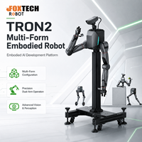 Robot Humanoide Foxtechrobot TRON2 7DOF de Doble Brazo, Programable con IA y ROS, para Educación STEM