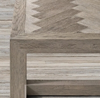 Mobilier de salon minimaliste de style américain, table basse carrée en bois massif, hôtels, villas et chez l'habitant peuvent être personnalisés