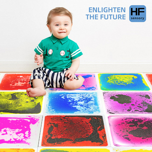 Sản Phẩm Tự Kỷ  Thảm Cảm Giác Gạch Lát Sàn Chất Lỏng Giáo Dục Giảm Căng Thẳng Lo Âu Thiết Kế Thảm Dung Nham Sàn Gel Cho Tự Kỷ - Product Image 2