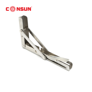 Soporte de Pared Plegable de Alta Resistencia para Estantes, Soporte Triangular Plegable de Acero Inoxidable para Estantes - Product Image 3