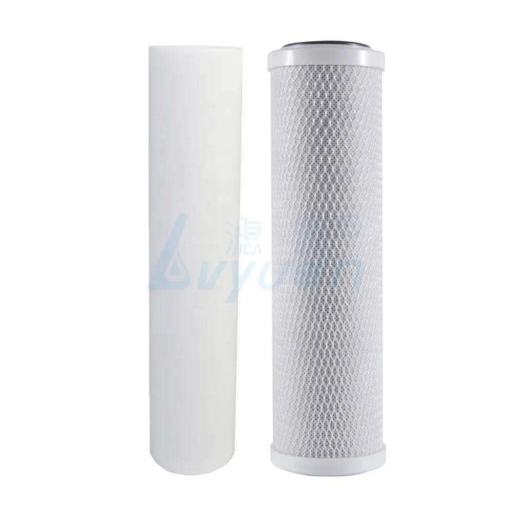 5 micron pp carbon water filter cartridge 10 20 inch for reverse osmosis water filter