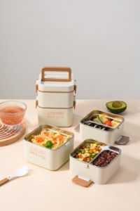 Bencircle S13 Detachable Multi-Layer Lunch <b>Box</b> Thermal Stainless Steel Food <b>Container</b> Stackable Bento <b>Box</b> - Product Image 6