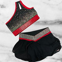 Ensemble d'entraînement de cheerleading personnalisé en gros pour filles et jeunes – Tenue de sport flexible pour la pratique du cheerleading