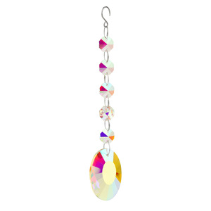 Colgante de Lujo AB con Cuentas Octogonales de Colores, Ecológico, Tallado, Atrapasol, para Navidad, Jardín, DIY, Cristal Colgante - Product Image 6