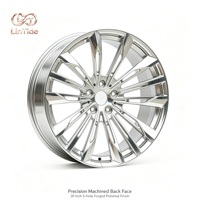 Jantes en alliage OEM 5x112 5x120 Double perçage Poli Argent 15 rayons fins pour berlines européennes Commande d'échantillon bienvenue