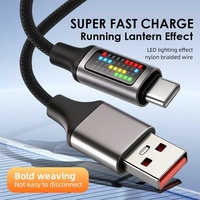 Cable de Datos con Cubierta de Nailon de Carga Súper Rápida de 60W con Micro USB Tipo-C para iPhone y Teléfonos Móviles