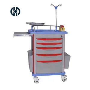 Manhua Hospital Trolley Cart High Capacity Medical Drug Delivery Trolley Cart ABS Treatment Trolley For Clinic
