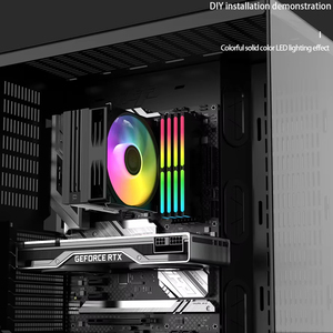 Ventilador de PC para Juegos y Oficina, Estilo Fantasy WuKong ARGB, Conector de 4 Pines, LED RGB, 4 Tubos de Calor, Enfriamiento por Aire, para Uso en Computadora - Product Image 4