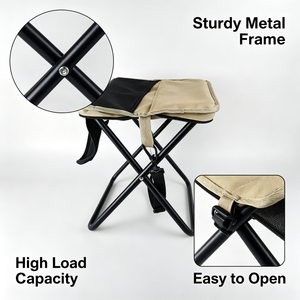Chaise <span class=keywords><strong>de</strong></span> camping pliable portable d'usine OEM, robuste, en tissu Oxford, avec sac <span class=keywords><strong>de</strong></span> transport et bandoulière, pour pique-nique, plage et voyage en extérieur - Product Image 4