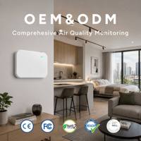 Aeropulse A100 Rilevatore Multi-Gas di Qualità con Modbus RS485 PoE per Automazione Edifici Intelligenti, Monitor Qualità dell'Aria H2S NH3 CO2 IP30 Wi-Fi