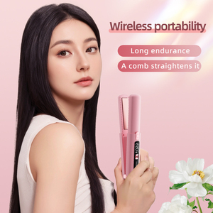Wireless <strong>Hair</strong> <strong>Straightener</strong> 2026 New Arrival Mini Rechargeable <strong>Cordless</strong> <strong>Hair</strong> <strong>Straightener</strong> With Battery - Product Image 3