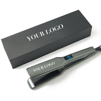 Nouvelles Idées de Produits Excellent Fer Plat Professionnel Lisseur Cheveux Nano Titane Écran Lcd Double Tension Pratique