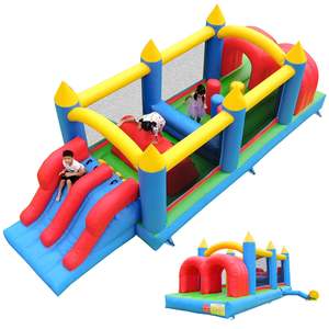 充气障碍物游戏场儿童室内室外生日派对礼物商业级商业租赁用 - Product Image 1