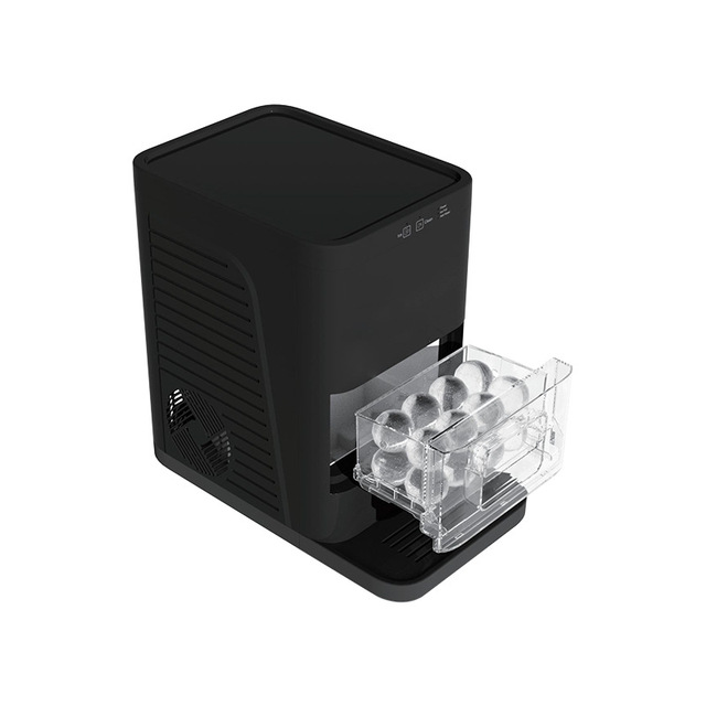Clear Ice Ball Maker Machine for Whiskey 50mm Round Ice Maker Perfect for Cocktail and Wine Lovers