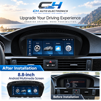 Pour BMW Série 3/5 E60 E61 E90 E91 Autoradio 8,8 pouces Android 15 Snapdragon 6225 CarPlay