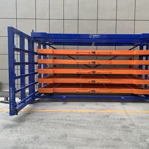 מפעל מותאם אישית כבד מדפי משטחים תעשייתיים עבור פלדה אלומיניום נירוסטה סוג מגלגל את מתלה מתכת גיליון - Product Image 4