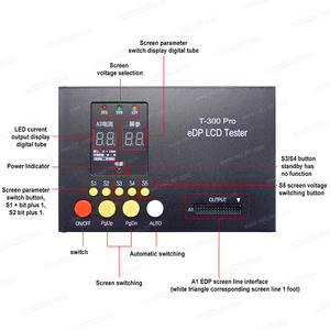 Probador de TV 4K T-300 PRO <span class=keywords><strong>EDP</strong></span>, Probador de LCD para 55 Modelos, Señal 3840*2160, Probador de Pantalla LCD LED 4K, PanelTester - Product Image 6